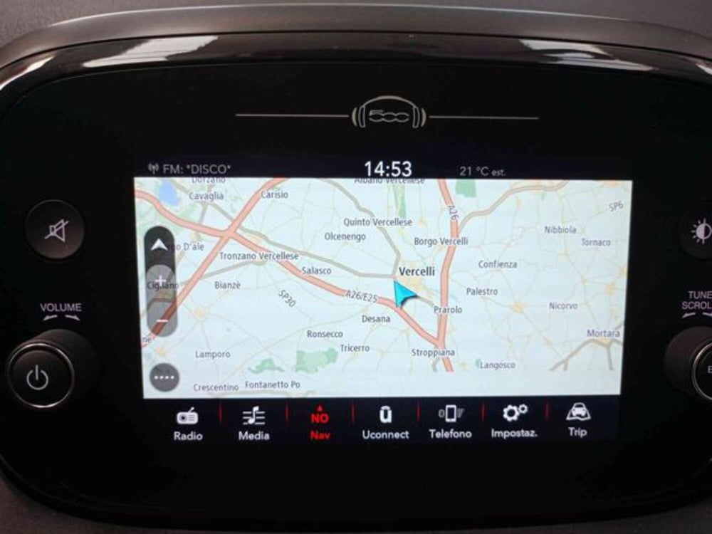 Fiat 500X nuova a Vercelli (19)