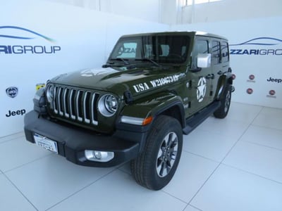 Jeep Wrangler Unlimited 2.0 Turbo Sahara del 2022 usata a Lodi