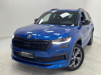Skoda Kodiaq 2.0 TDI EVO SCR 4x4 DSG 7 posti Sportline del 2022 usata a Lurate Caccivio
