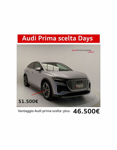 Audi Q4 Sportback Q4 45 e-tron quattro S line edition del 2024 usata a Pratola Serra