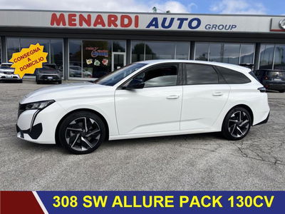 Peugeot 308 SW BlueHDi 130 S&amp;S EAT8 Allure Pack del 2022 usata a Bernezzo