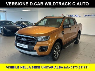 Ford Ranger Pick-up Ranger 2.0 TDCi 213CV DC Wildtrak 5 posti del 2022 usata a Alba
