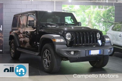 Jeep Wrangler Unlimited 2.2 Mjt II Sport del 2020 usata a Venezia