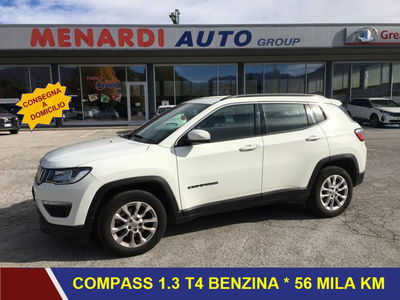Jeep Compass 1.3 Turbo T4 2WD Longitude del 2020 usata a Bernezzo