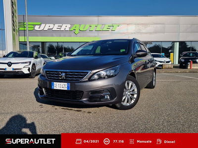 Peugeot 308 SW BlueHDi 130 S&amp;S EAT8 Allure Pack del 2021 usata a Albano Vercellese
