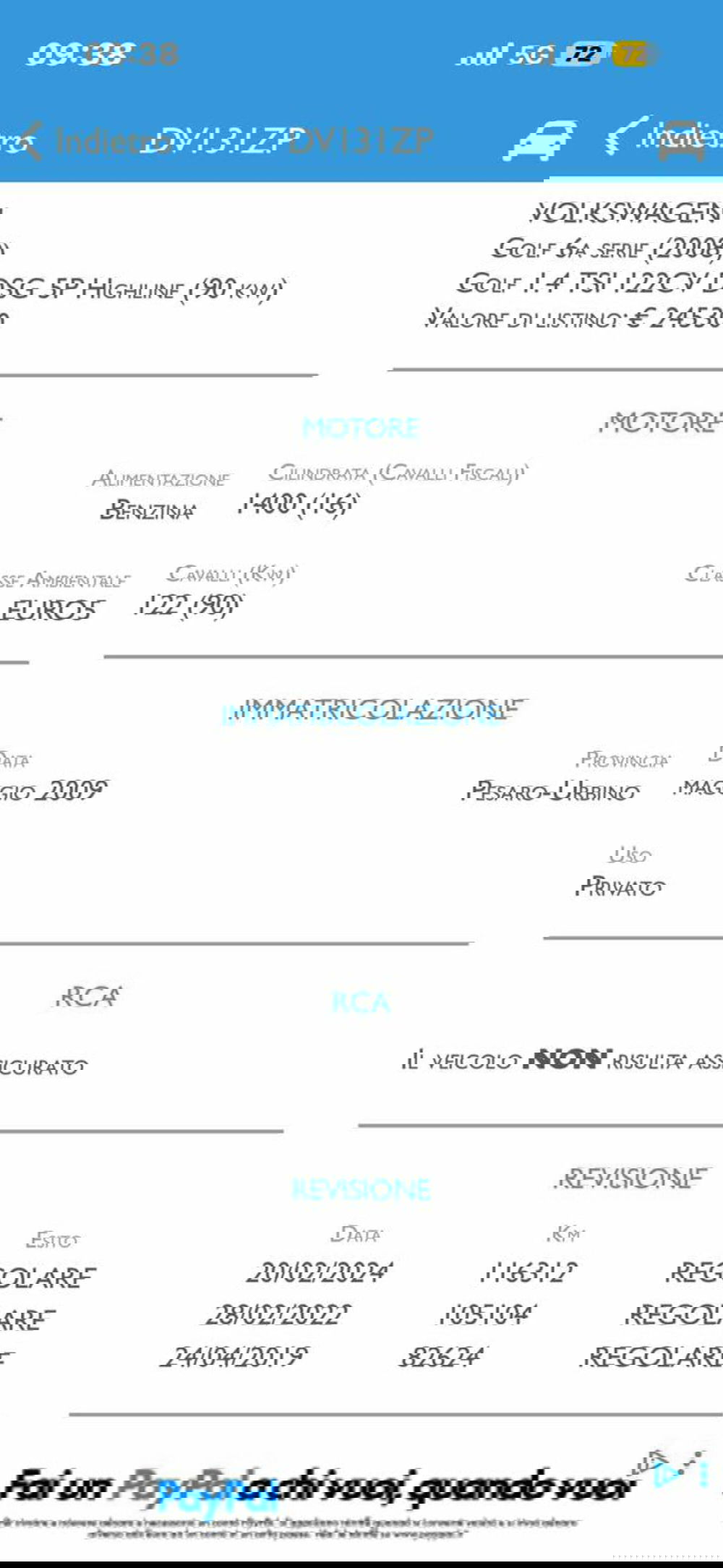 Volkswagen Golf usata a Pesaro-Urbino (6)