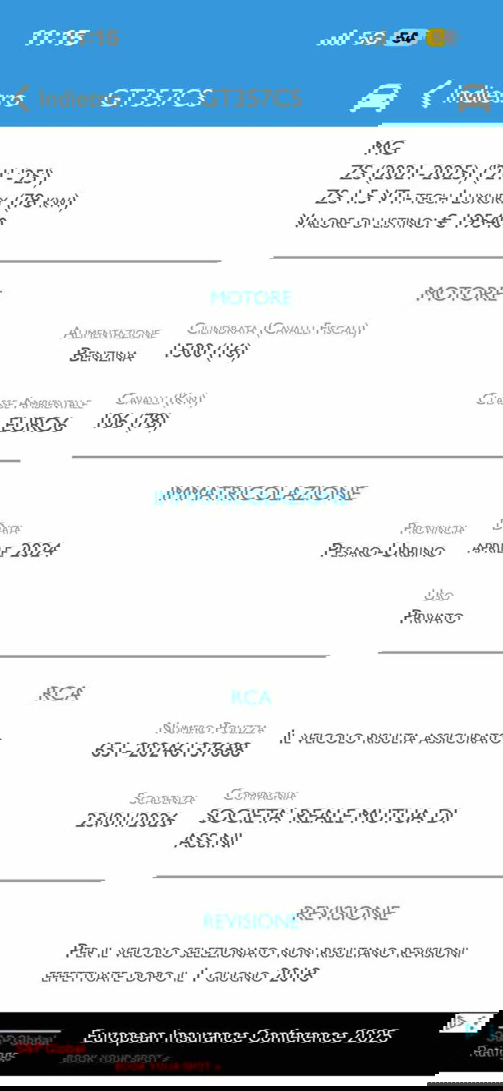 Mg ZS usata a Pesaro-Urbino (2)