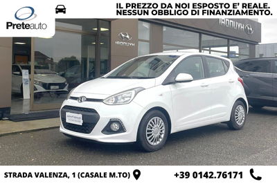 Hyundai i10 1.0 MPI Comfort del 2015 usata a Caresanablot