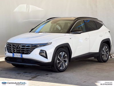 Hyundai Tucson 1.6 t-gdi 48V Exellence Lounge Pack 2wd dct del 2021 usata a Albano Laziale
