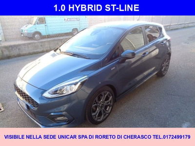 Ford Fiesta 1.0 Ecoboost Hybrid 125 CV 5 porte ST-Line X del 2020 usata a Alba