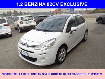 Citroen C3 1.2 VTi 82 Exclusive del 2016 usata a Alba