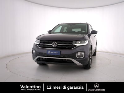 Volkswagen T-Cross 1.0 TSI 110 CV DSG Advanced del 2023 usata a Roma