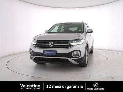 Volkswagen T-Cross 1.0 TSI 110 CV DSG Advanced del 2022 usata a Roma