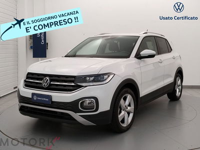 Volkswagen T-Cross 1.0 TSI 110 CV DSG Advanced del 2023 usata a Busto Arsizio
