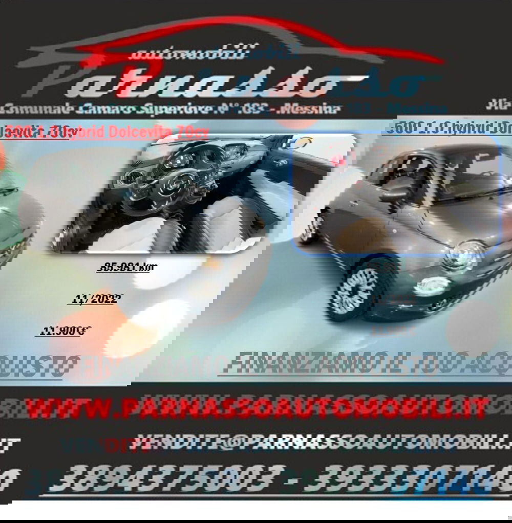 Fiat 500 usata a Messina