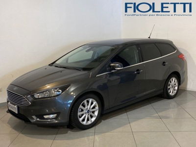 Ford Focus Station Wagon 1.5 TDCi 120 CV Start&amp;Stop SW Titanium del 2016 usata a Brescia