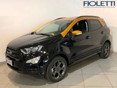 Ford EcoSport 1.0 EcoBoost 100 CV ST-Line Black Edition del 2020 usata a Concesio