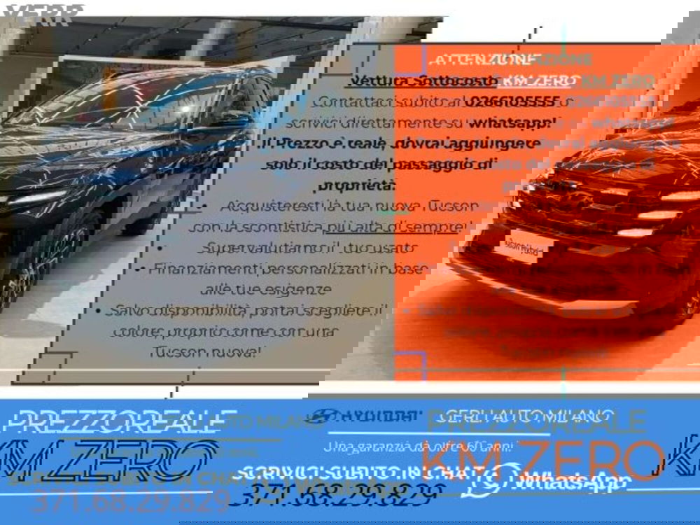 Hyundai Tucson nuova a Milano