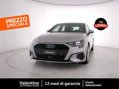 Audi A3 Sportback 35 TFSI S tronic Business del 2020 usata a Roma