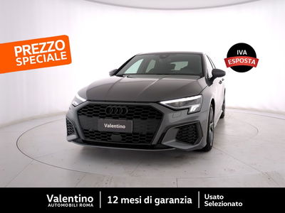Audi A3 Sportback 35 TFSI S tronic S line edition del 2022 usata a Roma