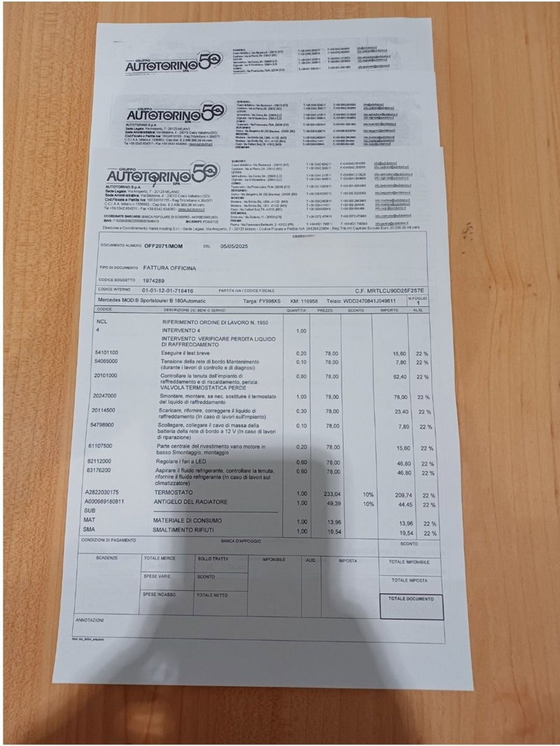 Mercedes-Benz Classe B usata a Modena (11)