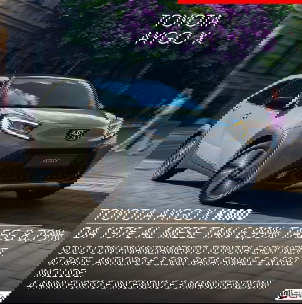Toyota Aygo X nuova a Cagliari