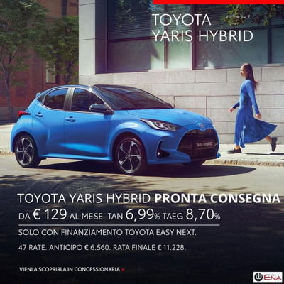 Toyota Yaris 1.5 Hybrid 5 porte Energy nuova a Cagliari