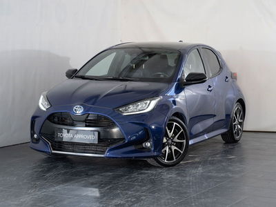 Toyota Yaris 1.5 Hybrid 5 porte Lounge del 2020 usata a San Severo