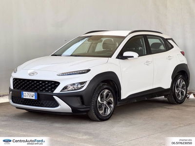 Hyundai Kona 1.6 gdi hev XTech 2wd 129cv dct del 2021 usata a Albano Laziale