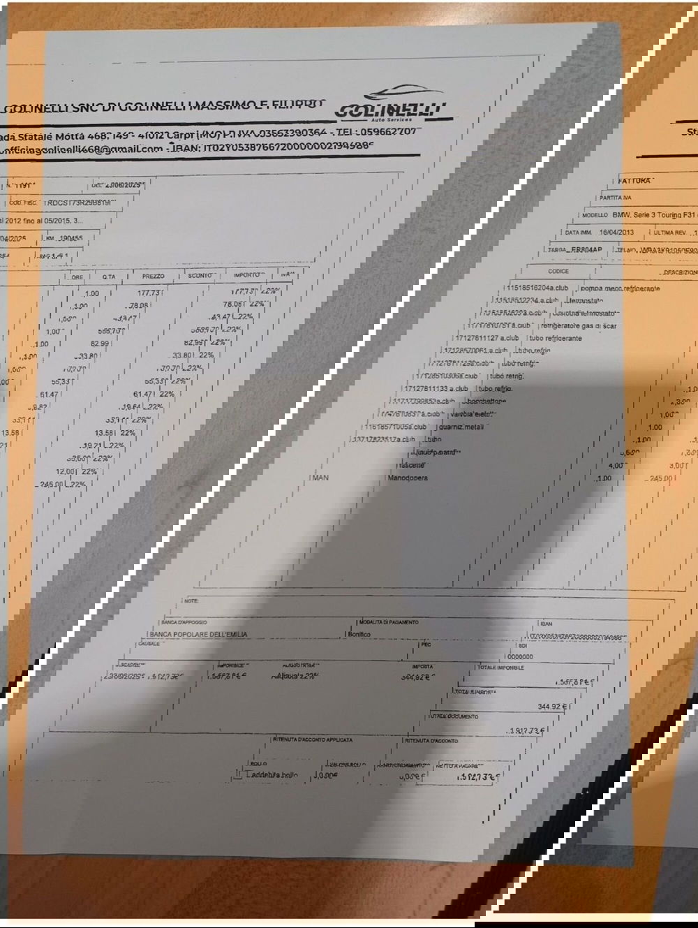 BMW Serie 3 Touring usata a Modena (7)