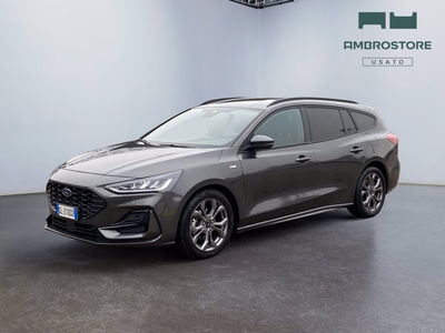 Ford Focus Station Wagon 1.0 EcoBoost Hybrid 125CV Powershift SW ST-Line Design del 2022 usata a Milano