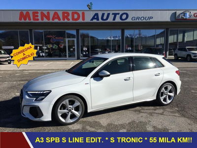 Audi A3 Sportback 35 TDI S tronic S line edition del 2023 usata a Bernezzo