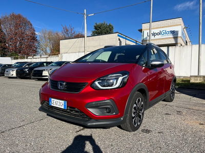 Honda Jazz 1.5 Hev Crosstar eCVT Bicolor Executive del 2021 usata a Milano
