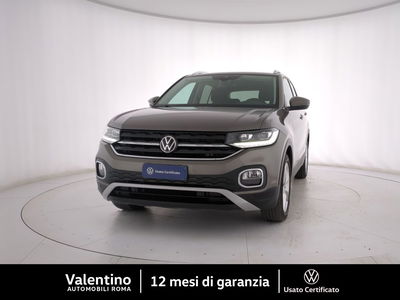 Volkswagen T-Cross 1.0 TSI 110 CV DSG Advanced del 2021 usata a Roma
