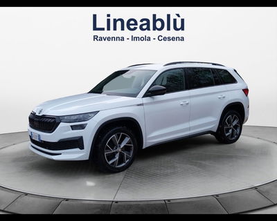 Skoda Kodiaq 2.0 TDI EVO SCR DSG SportLine del 2022 usata a Cesena