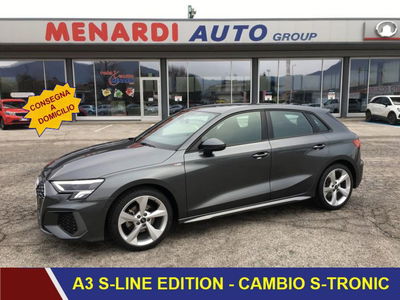 Audi A3 Sportback 35 TDI S tronic S line edition del 2023 usata a Bernezzo