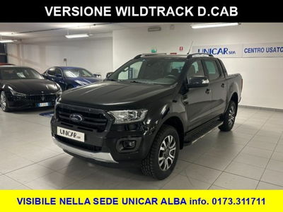 Ford Ranger Pick-up Ranger 2.0 TDCi 213CV DC Wildtrak 5 posti del 2021 usata a Alba
