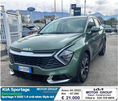 Kia Sportage 1.6 CRDI 136 CV DCT7 2WD Mild Hybrid Style del 2022 usata a Casamarciano