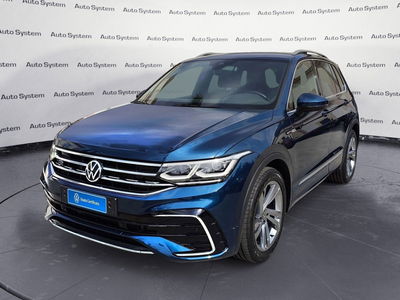 Volkswagen Tiguan 2.0 TDI 150 CV SCR DSG 4MOTION R-Line del 2021 usata a Palermo