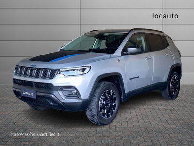 Jeep Compass 1.3 T4 240CV PHEV AT6 4xe Trailhawk del 2021 usata a Bergamo