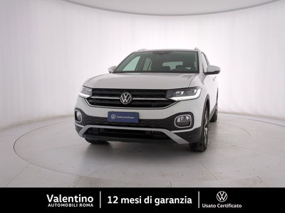Volkswagen T-Cross 1.0 TSI 110 CV DSG Advanced del 2023 usata a Roma