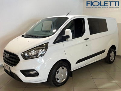Ford Transit Custom Furgone 300 2.0 EcoBlue 130 PL-DC Furgone Trend del 2022 usata a Concesio