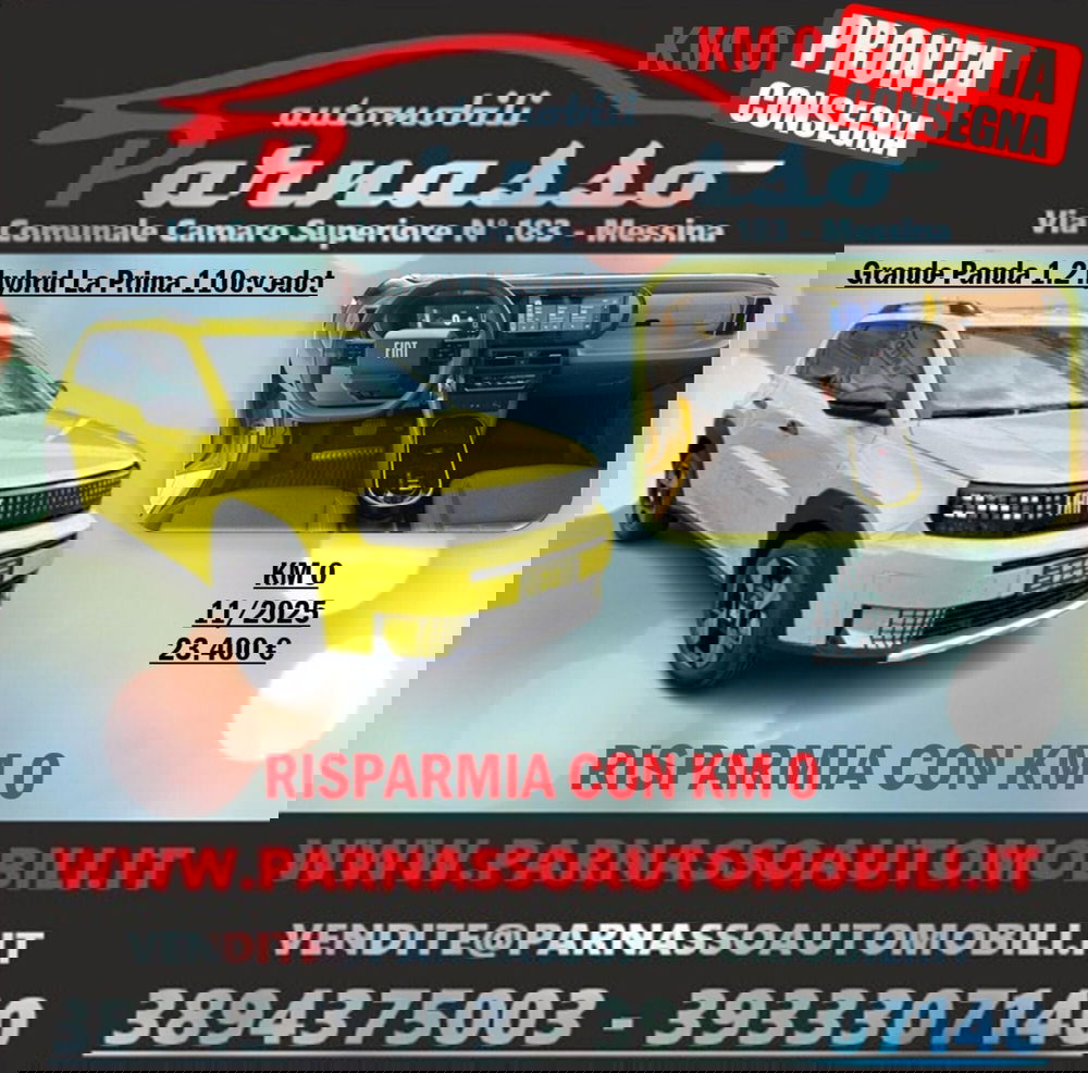 Fiat Grande Panda nuova a Messina