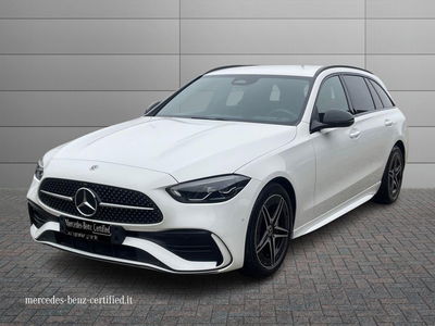Mercedes-Benz Classe C Station Wagon 220 d mhev AMG Line Premium Plus 4matic 197cv auto del 2023 usata a Montecosaro
