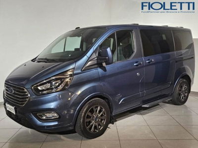 Ford Tourneo Custom 320 2.0 EcoBlue 130CV MHEV PC Titanium del 2022 usata a Brescia