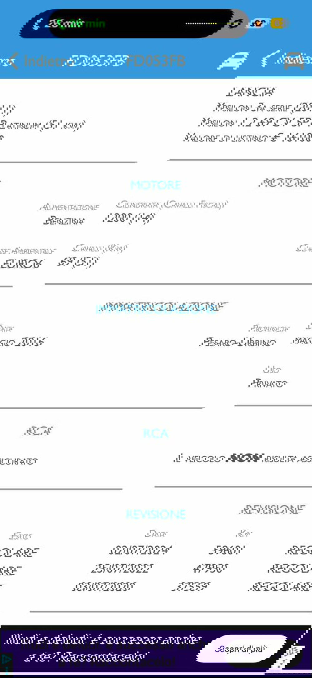 Lancia Ypsilon usata a Pesaro-Urbino (7)