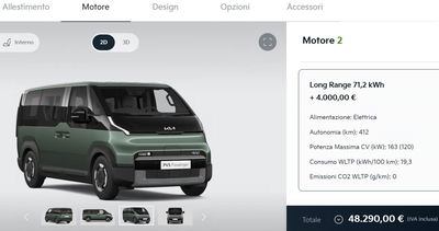 Kia PV5 Passenger 51,5kWh Earth nuova a Rimini