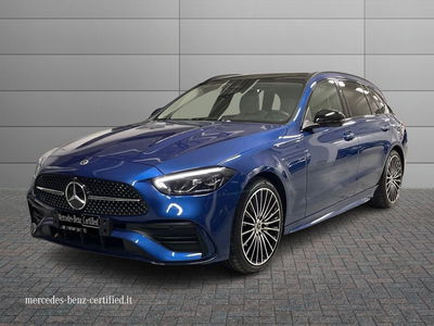 Mercedes-Benz Classe C Station Wagon 300 d mhev AMG Line Premium Plus auto del 2023 usata a Montecosaro