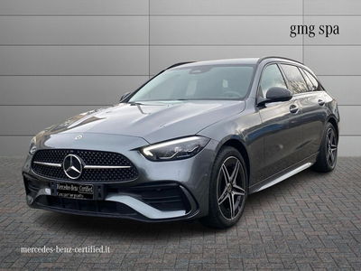 Mercedes-Benz Classe C Station Wagon 300 e phev AMG Line Advanced Plus auto del 2024 usata a Firenze