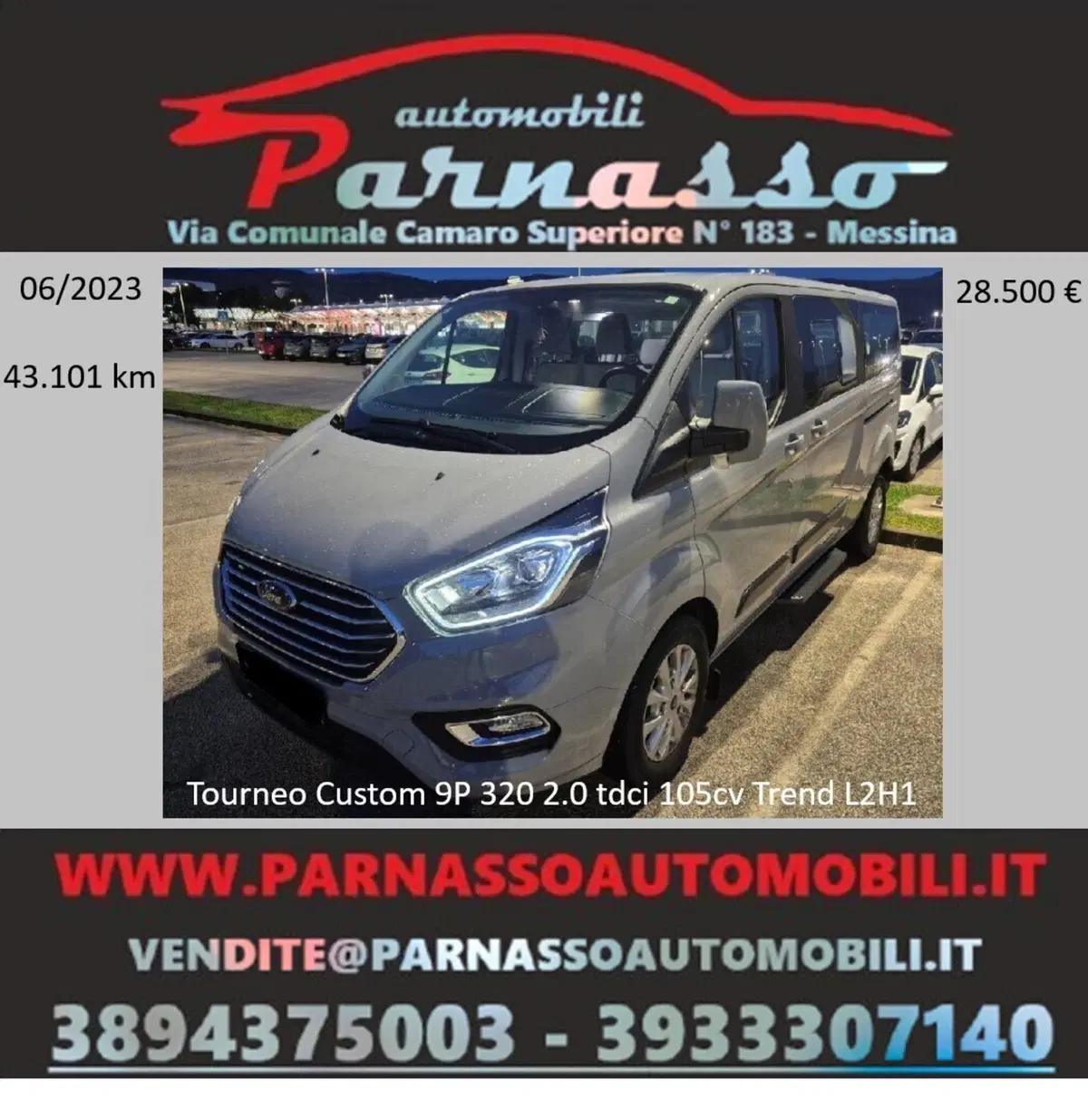 Ford Tourneo Custom usata a Messina (2)